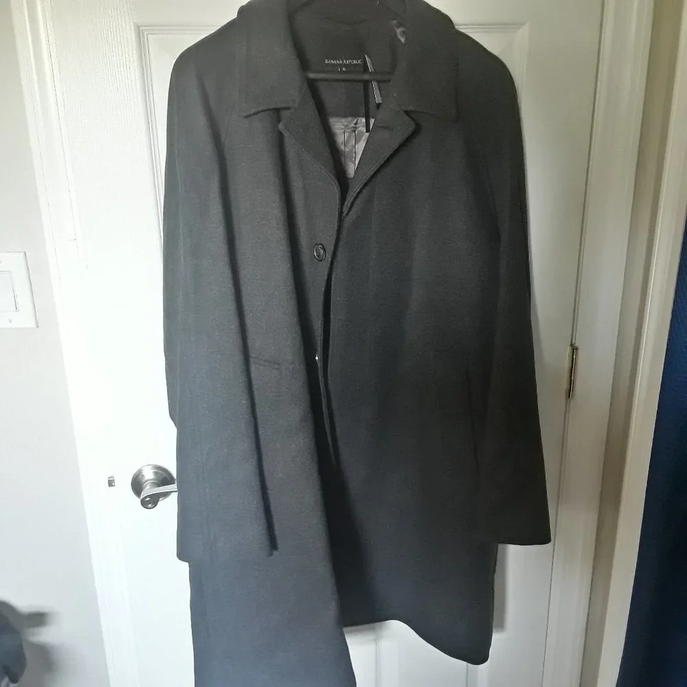 Banana Republic Italian Melton Car Coat